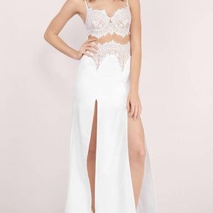 TIGER MIST - White lace maxi